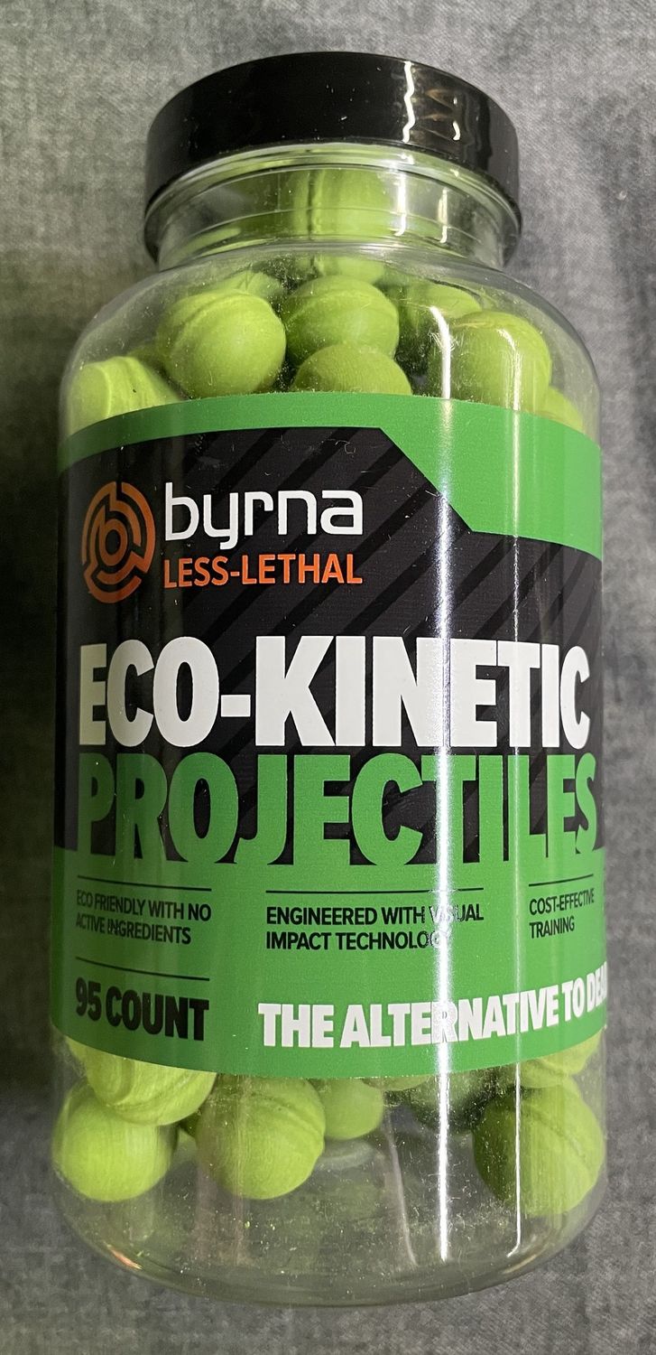 Byrna Less-Lethal Eco-Kinetic Projectiles 0.68 Cal. 95 Ct.