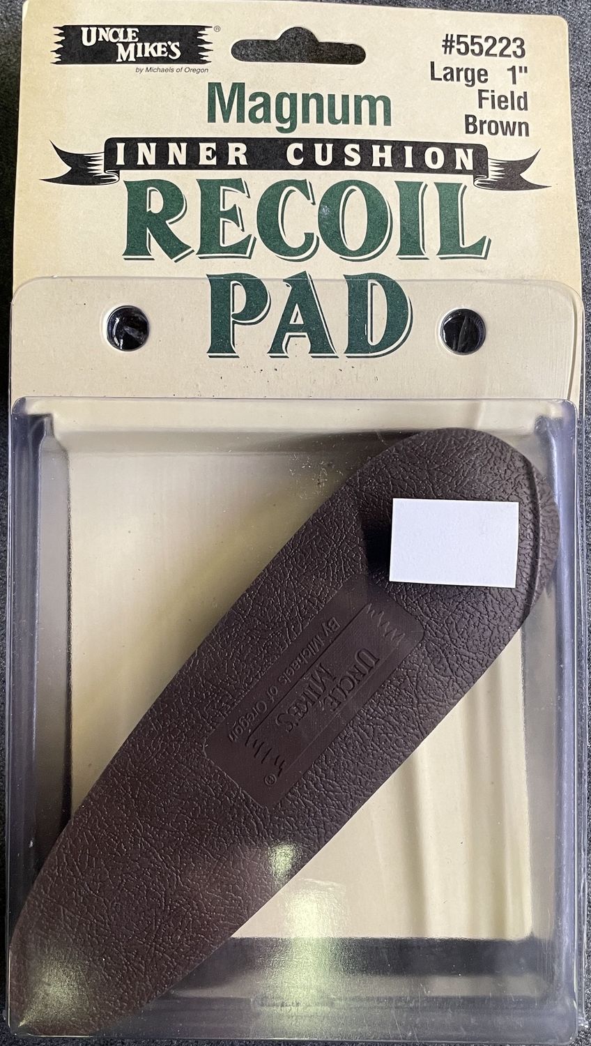 Uncle Mikes Large 1&quot; Brown Recoil Pad