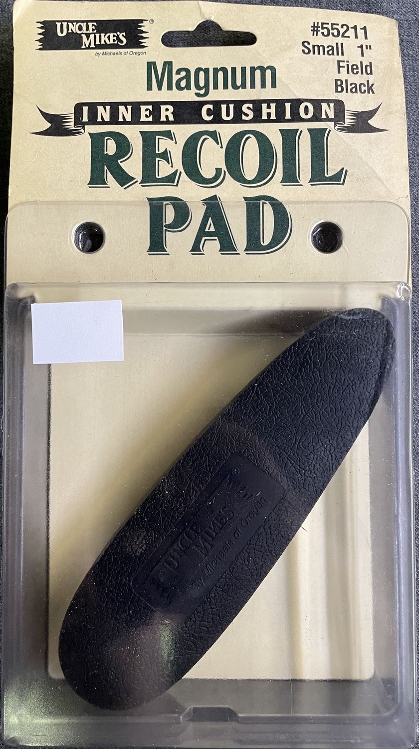 Uncle Mikes Small 1&quot; Black Recoil Pad