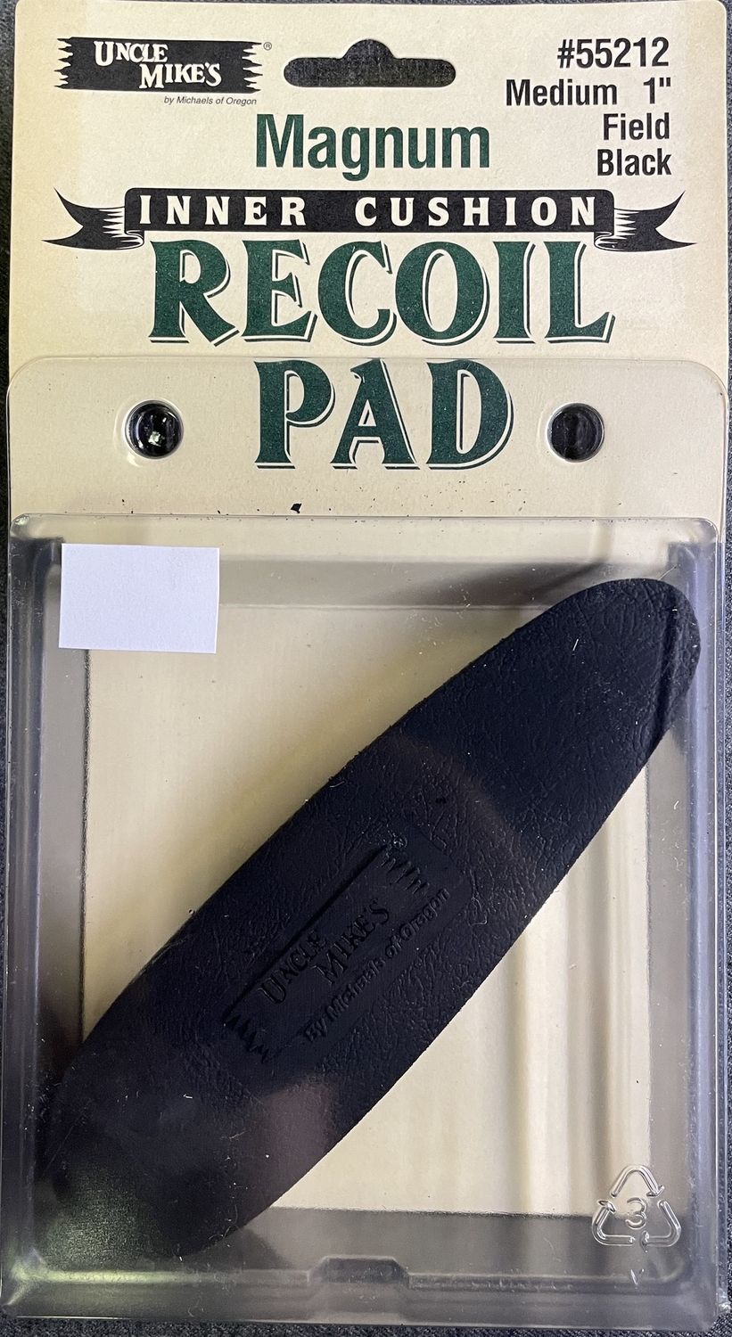 Uncle Mikes Medium 1&quot; Black Pad