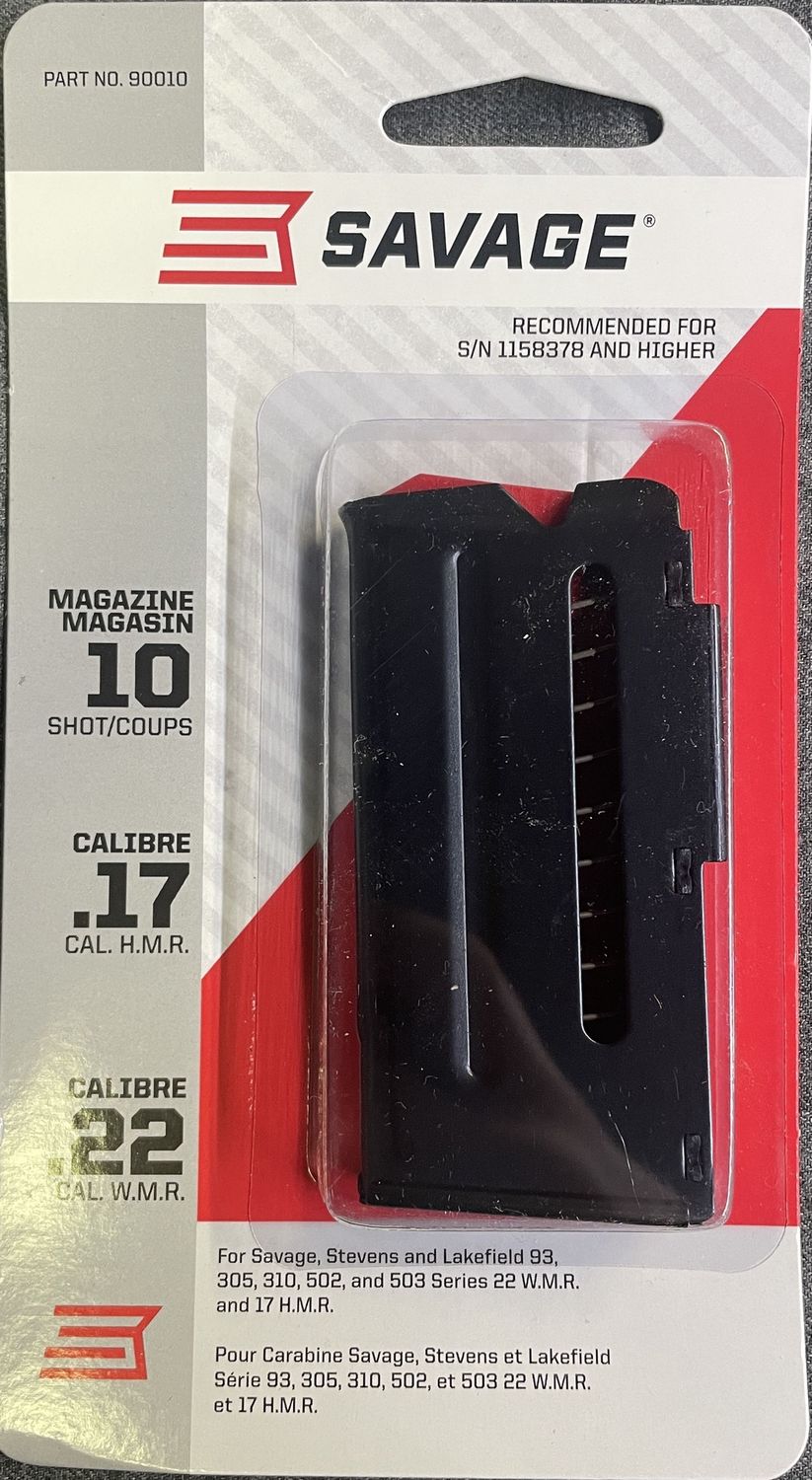 Savage Model 93 / 93R17 10 Rnd magazine 22 WMR / 17 HMR
