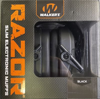 Walker&#39;s Razor Slim Electronic Ear Muffs Black