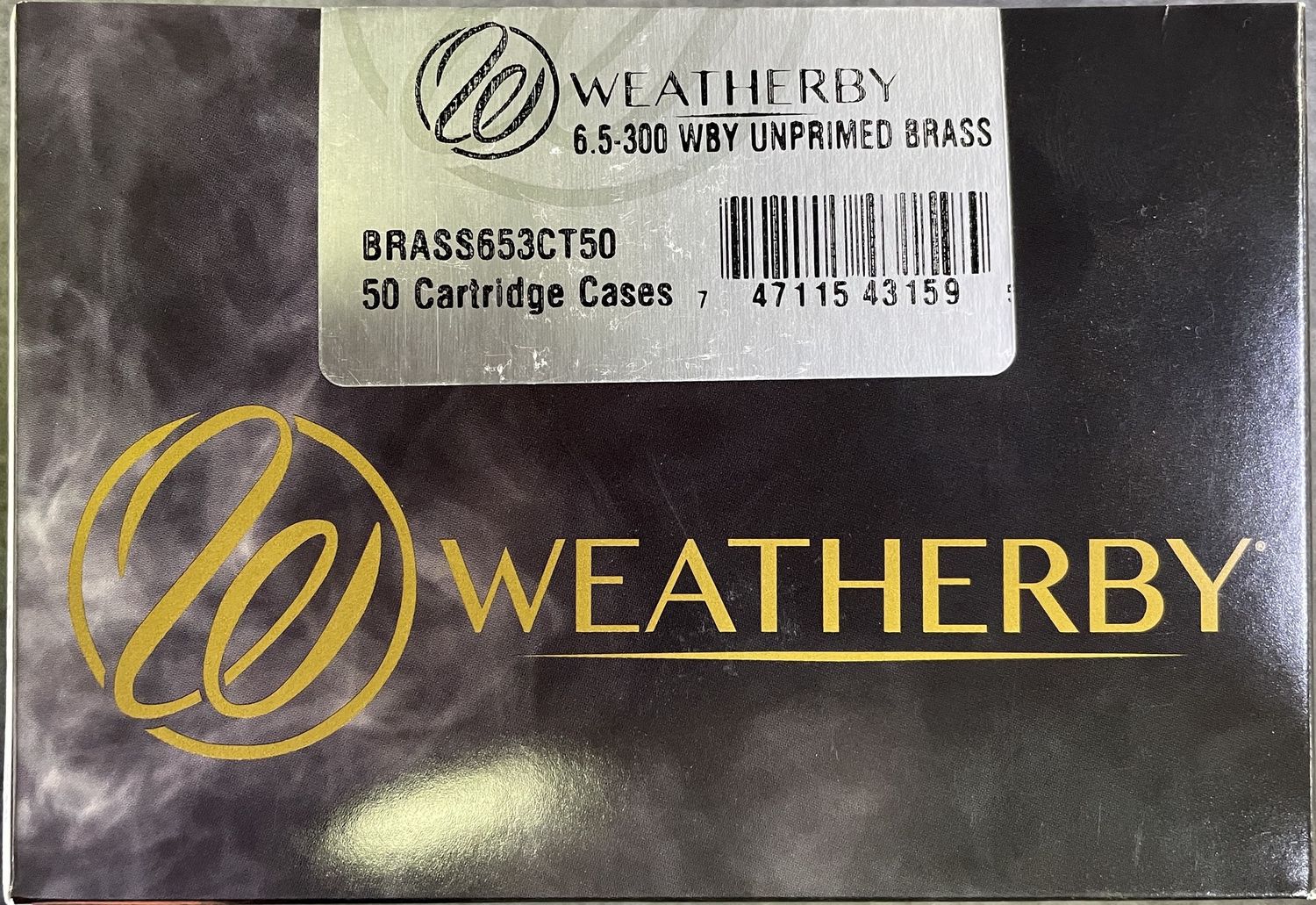 Weatherby 6.5-300 WBY Brass 50 Ct.