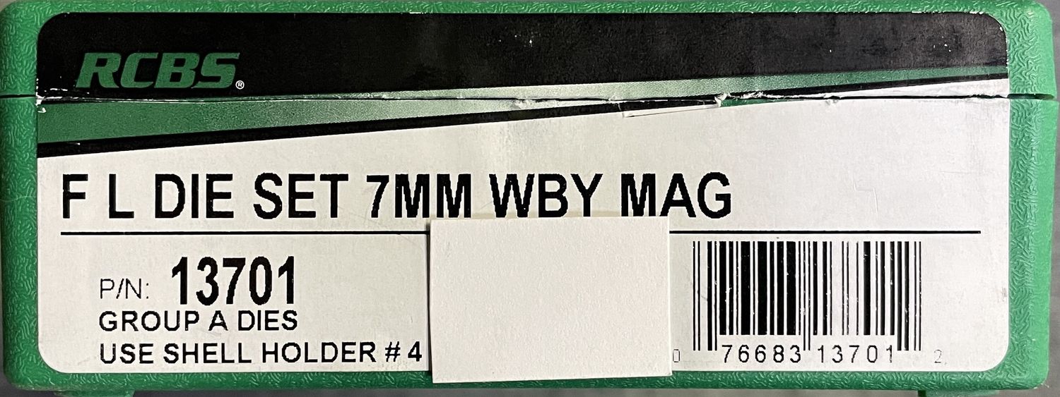 RCBS 7mm Weatherby Mag FL Die Set