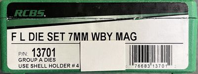 RCBS 7mm Weatherby Mag FL Die Set