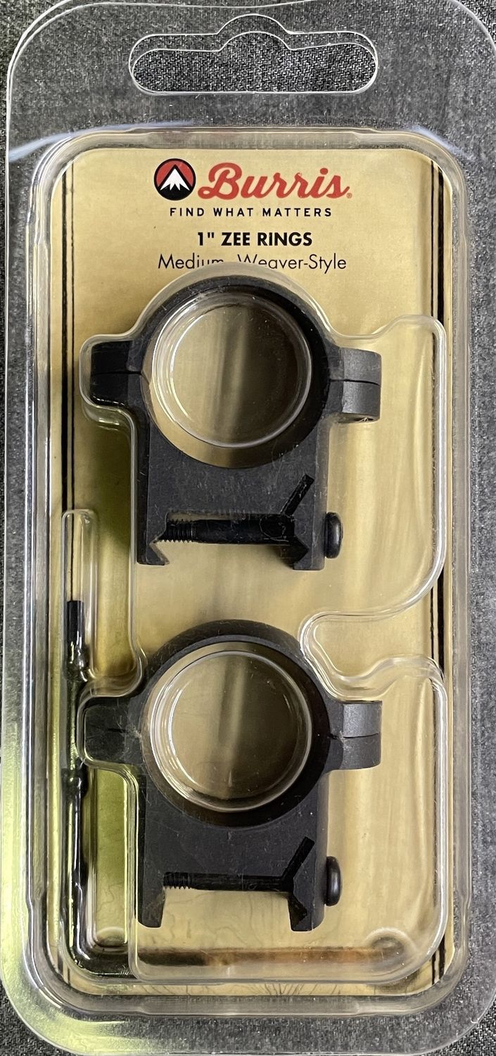 Burris Z-Rings 1&quot; Med Matte Pair