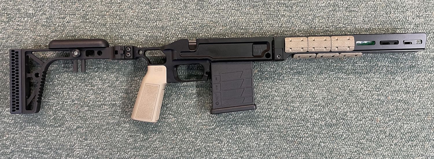 Black Collar Arms Pork Sword folding chassis Rem 700 SA