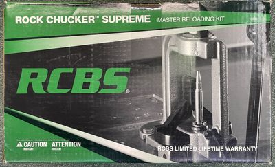 RCBS Rock Chucker Supreme Master Reloading Kit