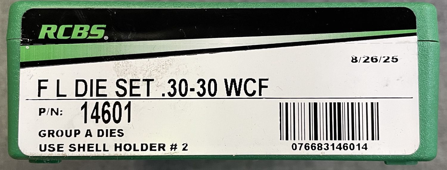 RCBS FL Die Set .30-30 WCF