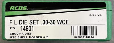 RCBS FL Die Set .30-30 WCF