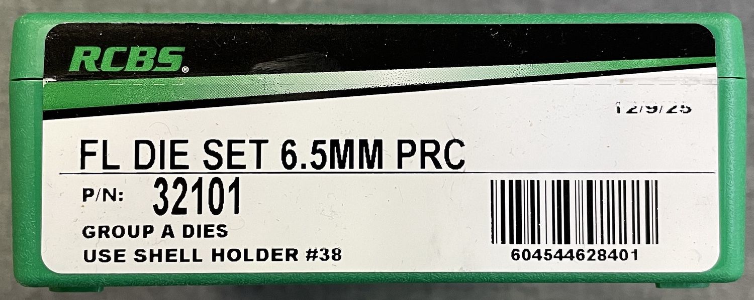 RCBS FL Die Set 6.5mm PRC
