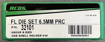 RCBS FL Die Set 6.5mm PRC