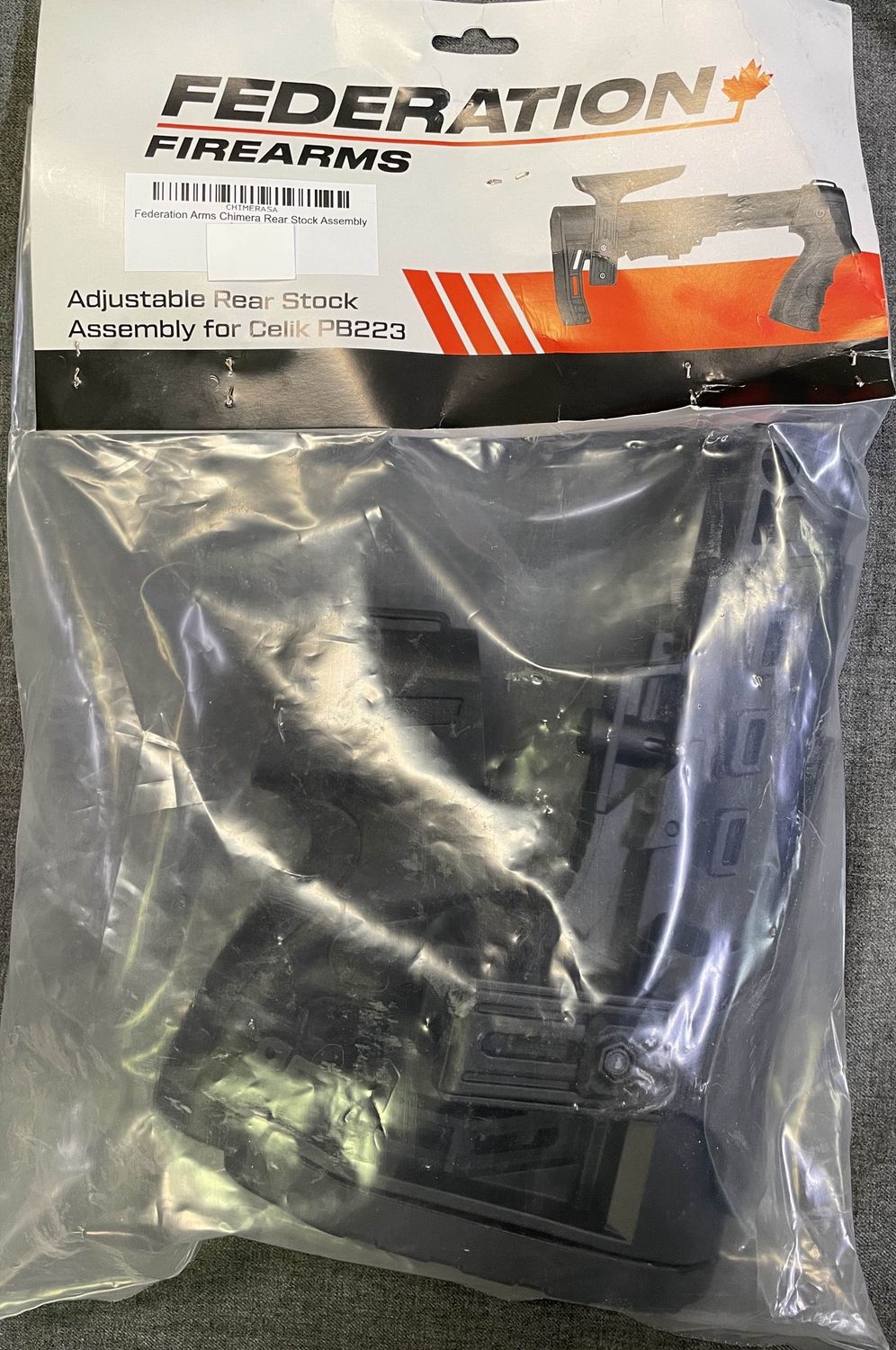 Federation Arms Chimera Rear Stock Assembly