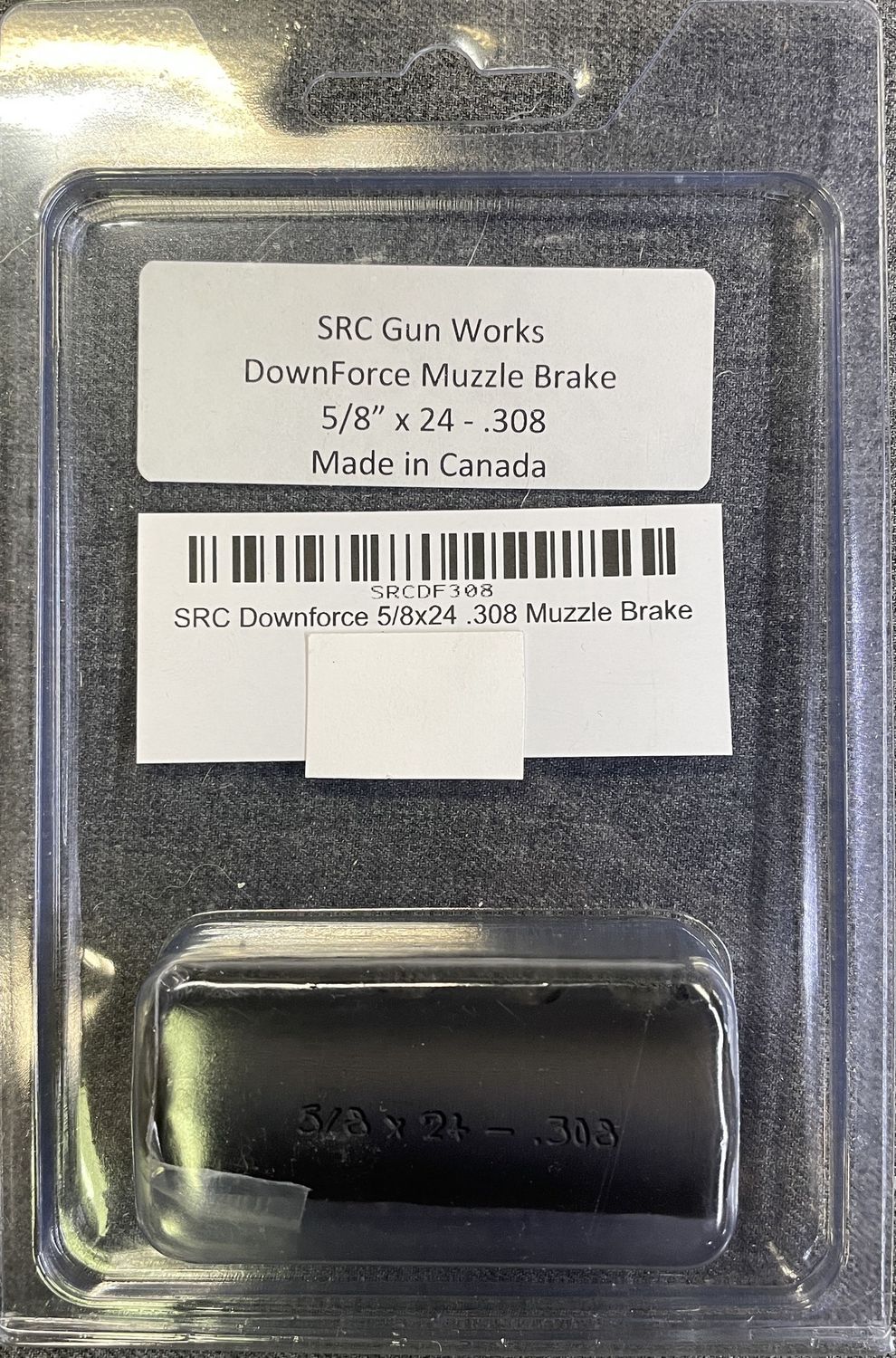 SRC Downforce 5/8x24 .308 Muzzle Brake