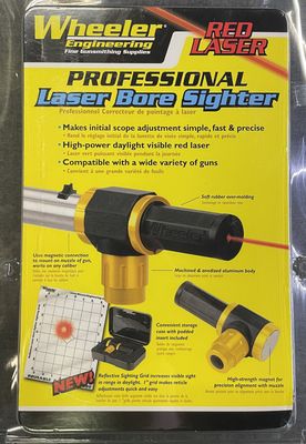 Wheeler Pro Laser Bore Sighter Magnet Style