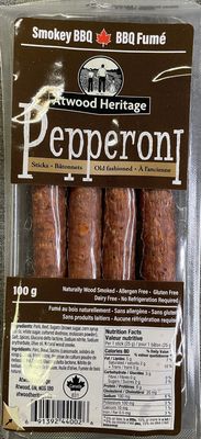 Atwood Heritage Smokey BBQ Pepperoni Sticks