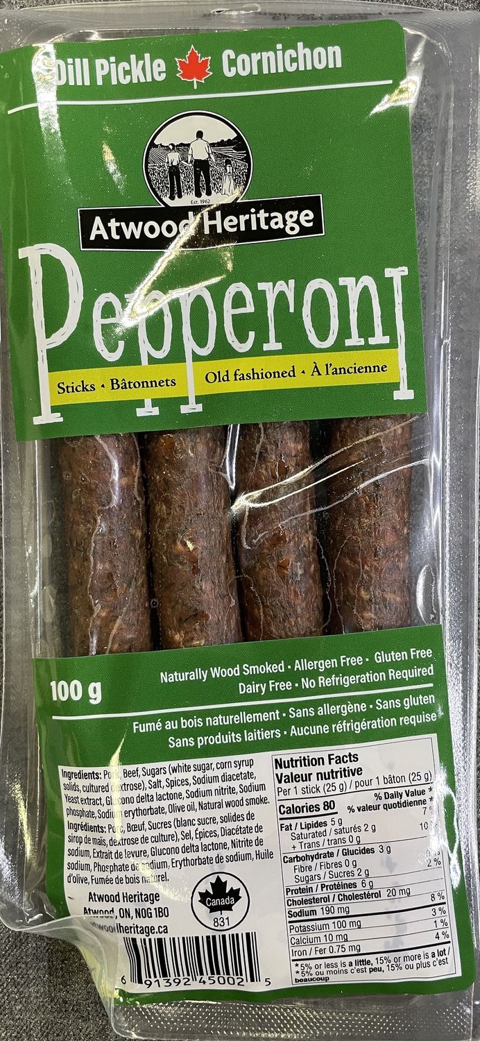 Atwood Heritage Dill Pickle Pepperoni Sticks