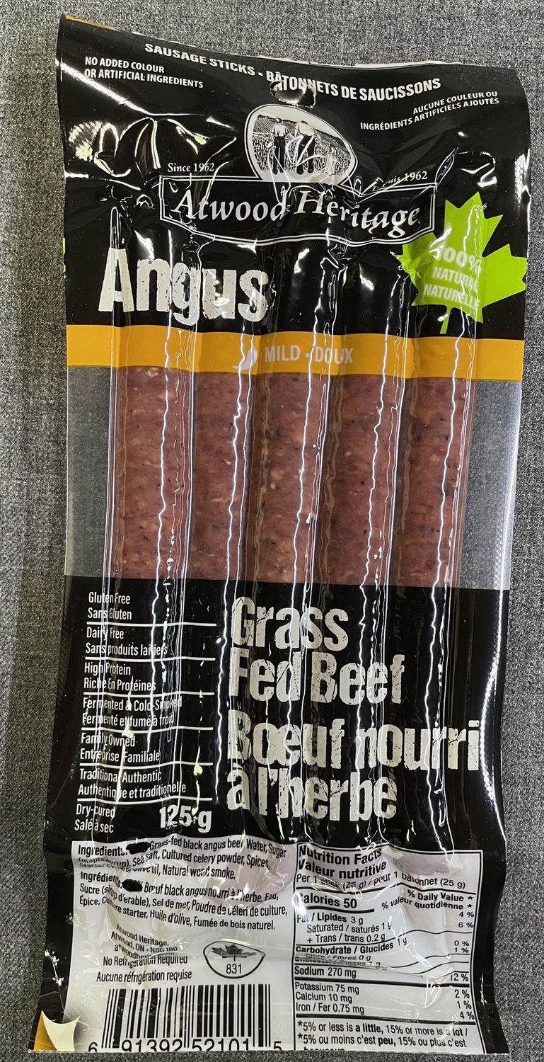 Atwood Heritage Angus lvl 1 Mild Sausage Sticks
