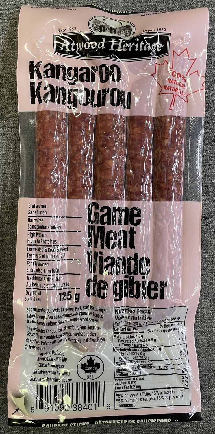 Atwood Heritage Kangaroo Sausage Sticks
