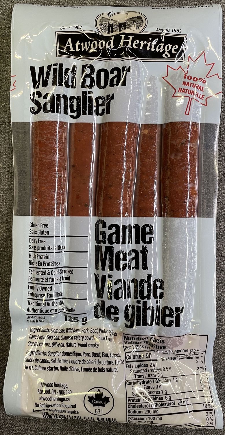 Atwood Heritage Wild Boar Sausage Sticks