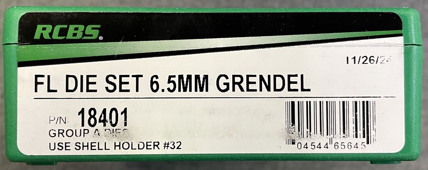 RCBS FL Die Set 6.5mm Grendel