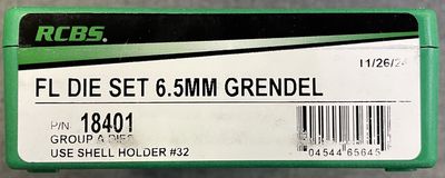 RCBS FL Die Set 6.5mm Grendel