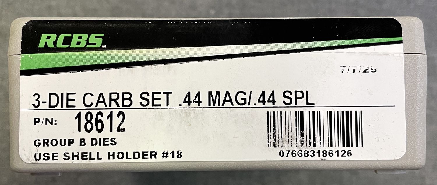 RCBS 3-Die Carb Set .44 Mag/ .44 SPL