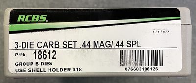 RCBS 3-Die Carb Set .44 Mag/ .44 SPL