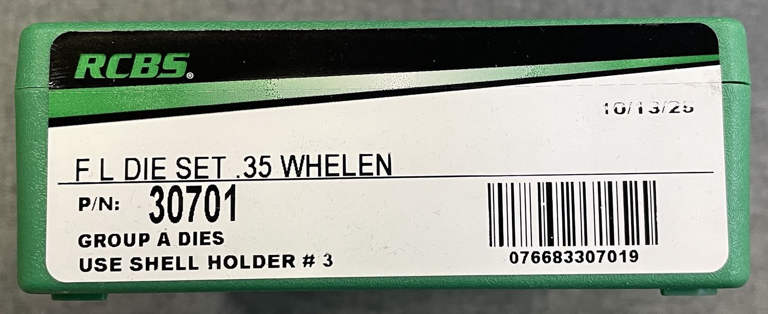 RCBS FL Die Set .35 Whelen