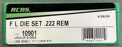 RCBS FL Die Set .222 Rem