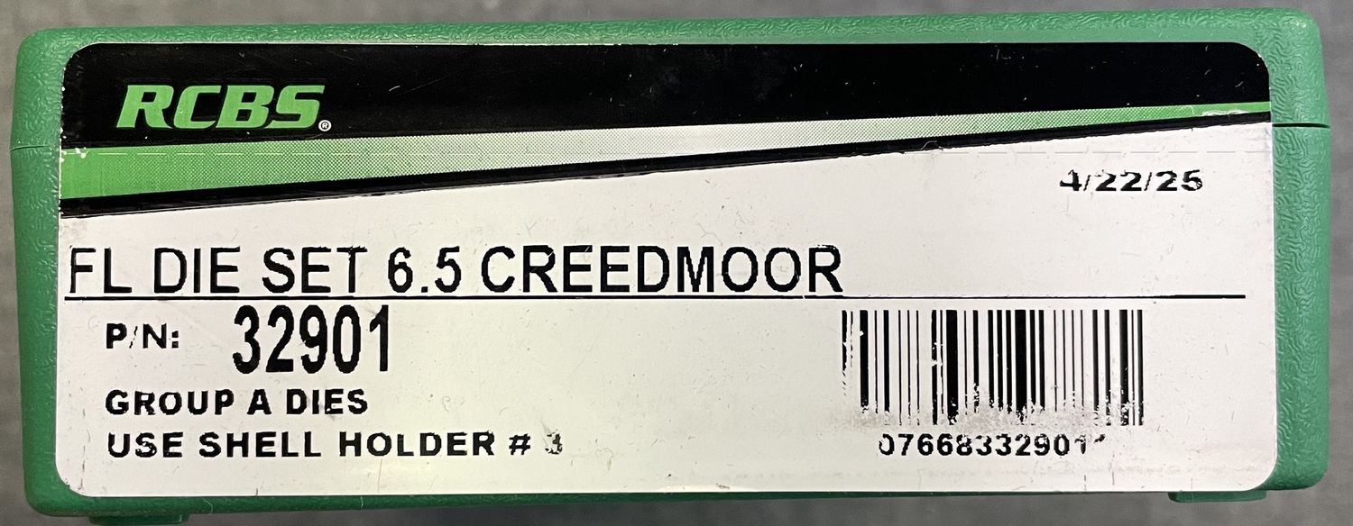 RCBS FL Die Set 6.5 Creedmoor