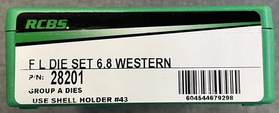 RCBS FL Die Set 6.8 Western