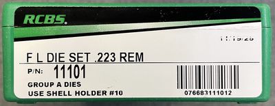 RCBS FL Die Set .223 Rem