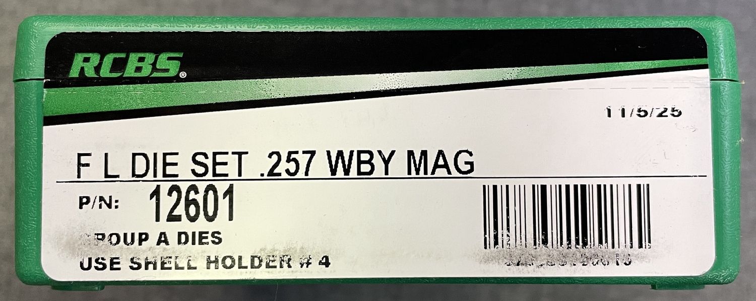 RCBS FL Die Set .257 Wby Mag