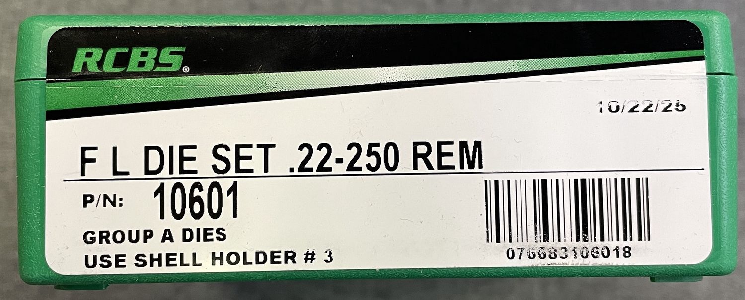 RCBS FL Die Set .22-250 Rem