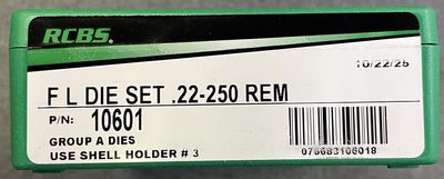 RCBS FL Die Set .22-250 Rem