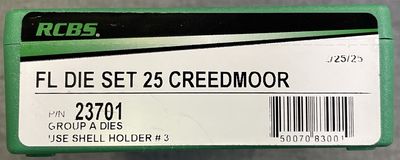 RCBS FL Die Set 25 Creedmoor
