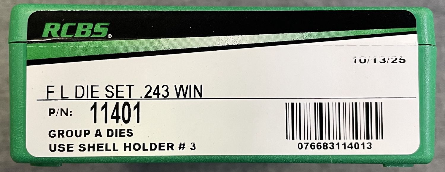 RCBS FL Die Set .243 Win