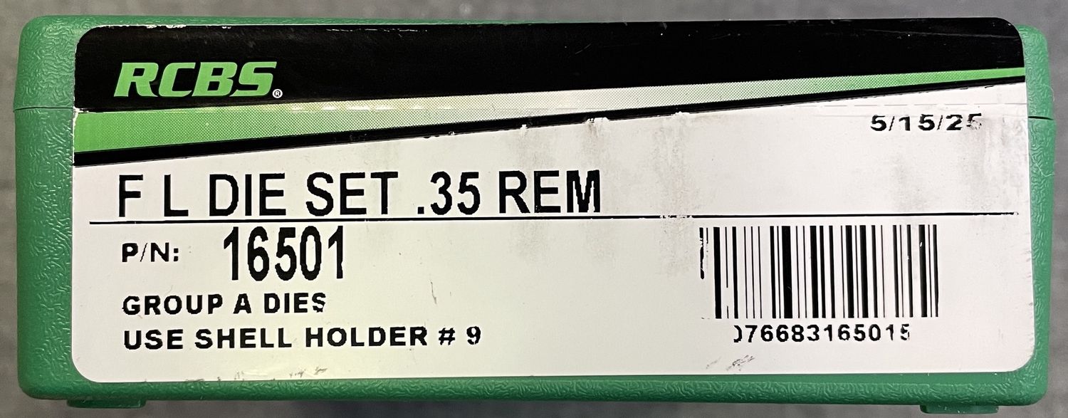 RCBS FL Die Set .35 Rem