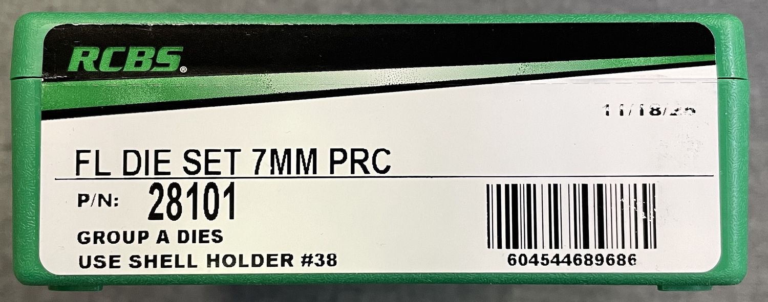 RCBS FL Die Set 7mm PRC
