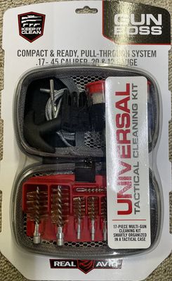 Real Avid Gun Boss Universal Cleaning Kit .17-45 Cal. 12 &amp; 20 Ga