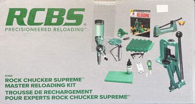 RCBS Rock Chucker Supreme Master Reloading Kit W/M500