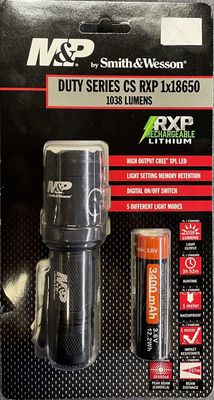 S&amp;W Duty Series CS RXP 1038 Lumen Rechargable Flashlight