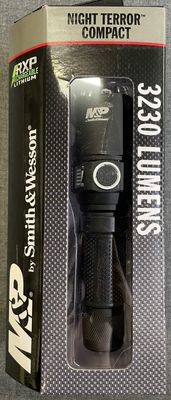 S&amp;W Night Terror Compact 3230 Lumen Rechargable Flashlight