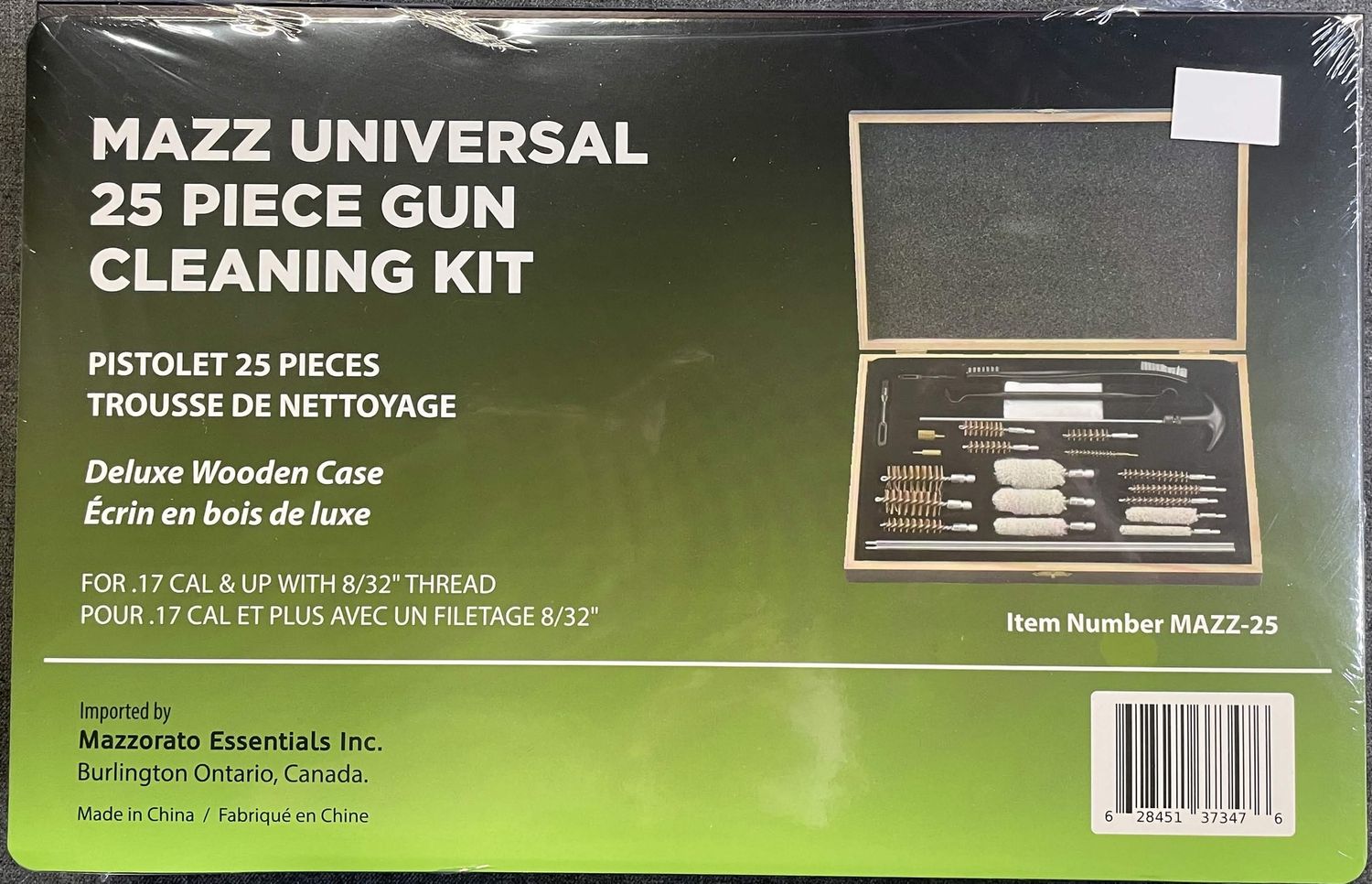 Mazz 25 Piece Universal Gun Cleaning Kit