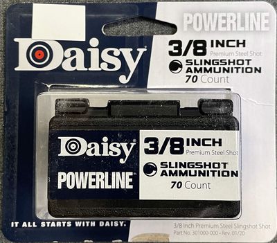 Daisy Powerline 3/8" Steel slingshot ammo