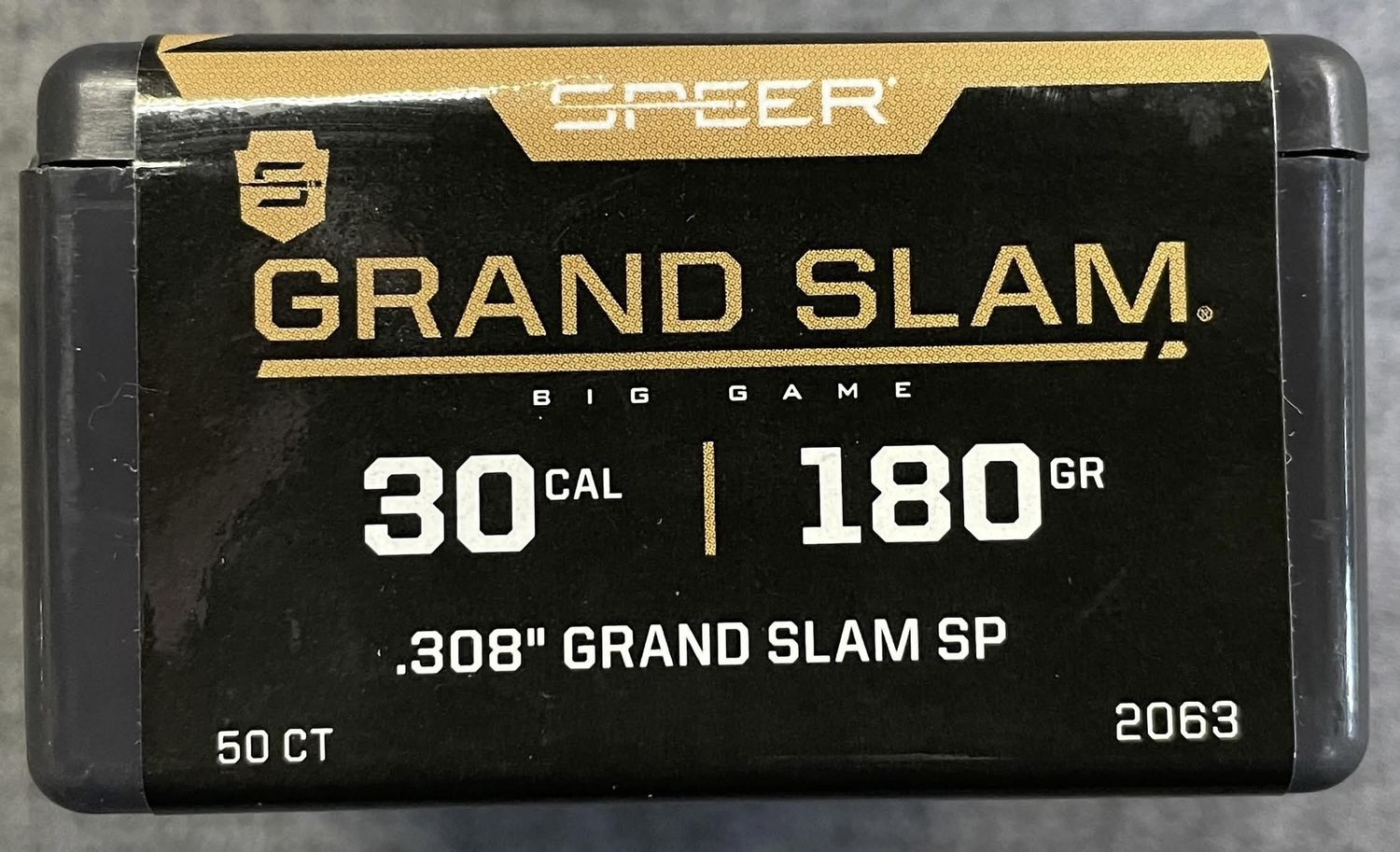 Speer Grand Slam SP 30 Cal. 180 Gr. Bullets 50 Ct.