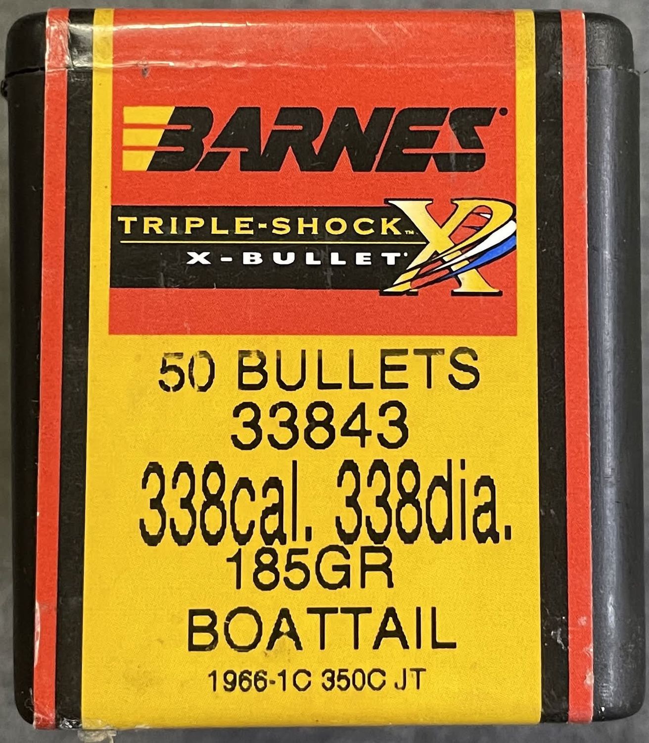 Barnes 338 Cal. 185 Gr. Triple shock BT 50 Ct.