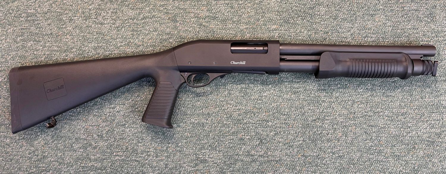 Churchill Shorty Pistol Grip 12ga 3" (used)