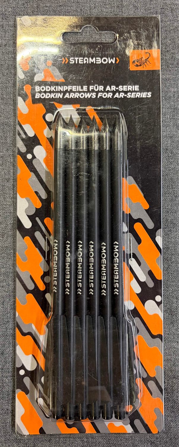 Steambow AR Series aluminum Bodkin arrows 6 Ct.